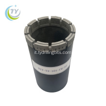 T2-101 Bit core di diamanti impregnato per la perforazione geologica